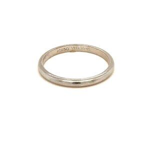 Vera Wang Platinum 950 Thin Band Ring